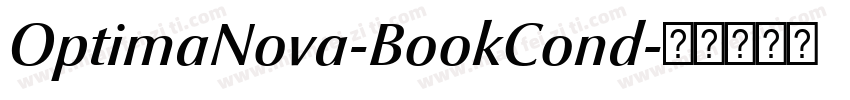 OptimaNova-BookCond字体转换