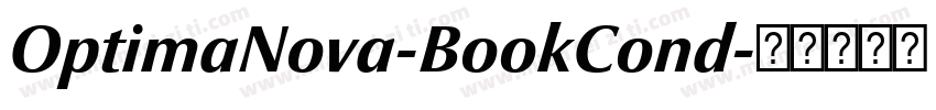 OptimaNova-BookCond字体转换