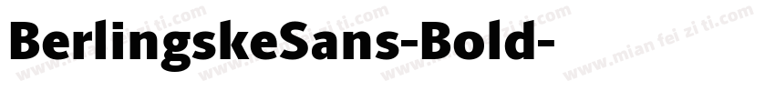 BerlingskeSans-Bold字体转换