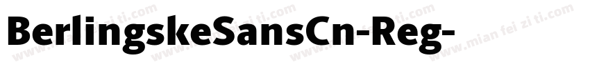 BerlingskeSansCn-Reg字体转换