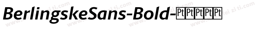 BerlingskeSans-Bold字体转换