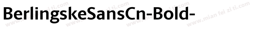 BerlingskeSansCn-Bold字体转换