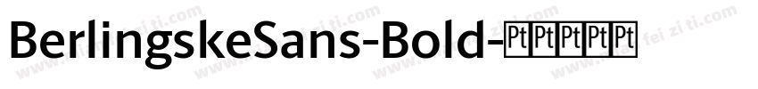 BerlingskeSans-Bold字体转换