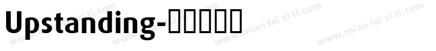 Upstanding字体转换