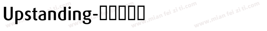 Upstanding字体转换