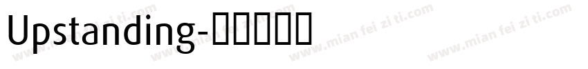 Upstanding字体转换