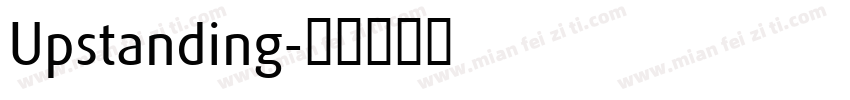 Upstanding字体转换