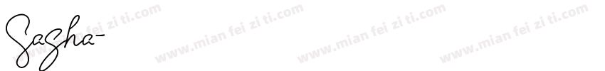 Sasha字体转换