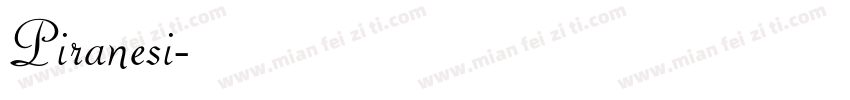 Piranesi字体转换