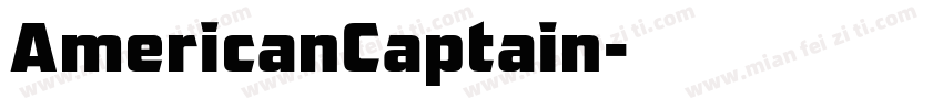 AmericanCaptain字体转换