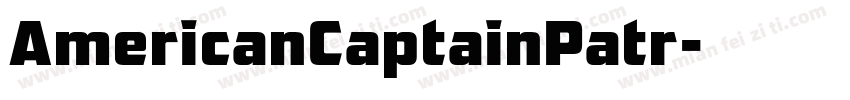 AmericanCaptainPatr字体转换