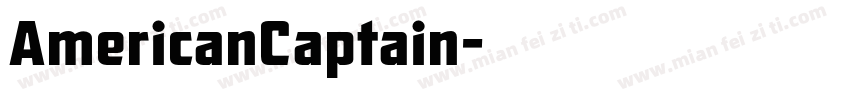 AmericanCaptain字体转换
