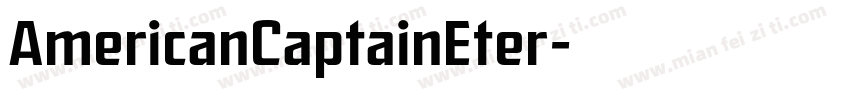 AmericanCaptainEter字体转换