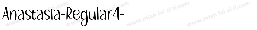 Anastasia-Regular4字体转换