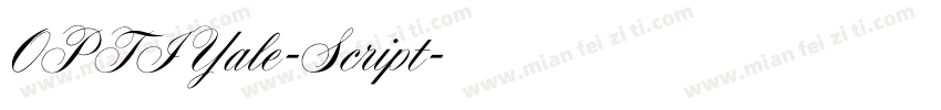 OPTIYale-Script字体转换