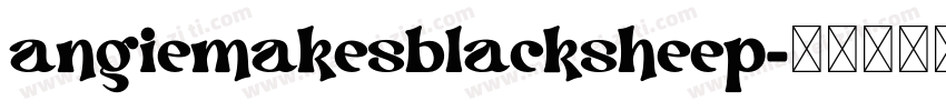 angiemakesblacksheep字体转换