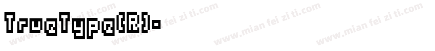 TrueType(R)字体转换