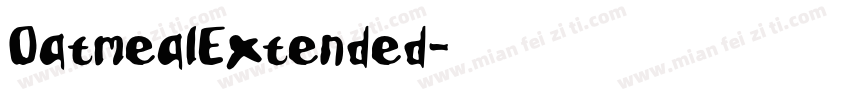 OatmealExtended字体转换