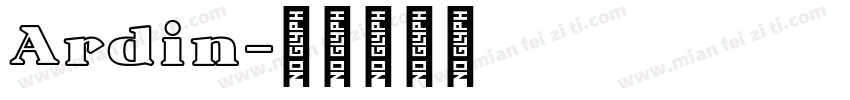 Ardin字体转换