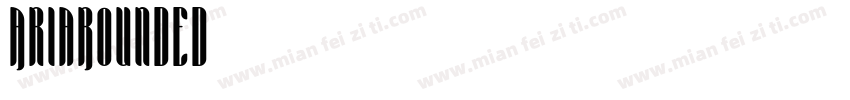 AriaRounded字体转换
