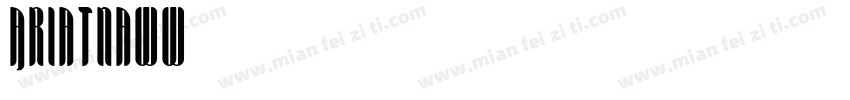 Ariatnaww字体转换