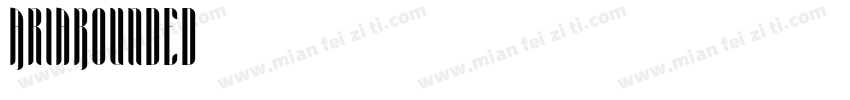 AriaRounded字体转换