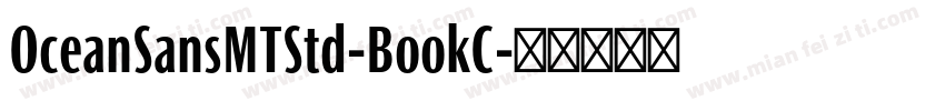 OceanSansMTStd-BookC字体转换