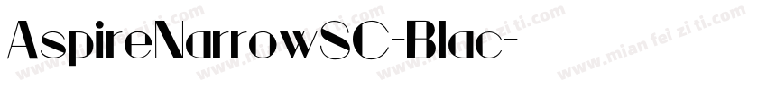 AspireNarrowSC-Blac字体转换
