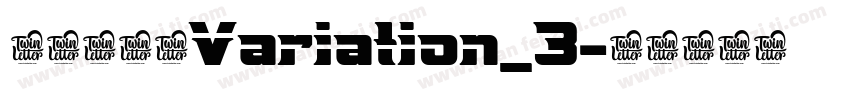 阿姆斯特丹Variation_3字体转换