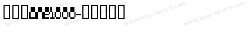 摇滚乐One1000字体转换