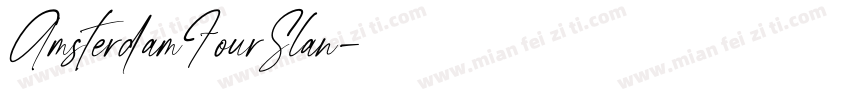 AmsterdamFourSlan字体转换