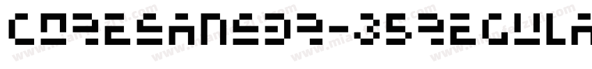 CoreSansBR-35Regular字体转换