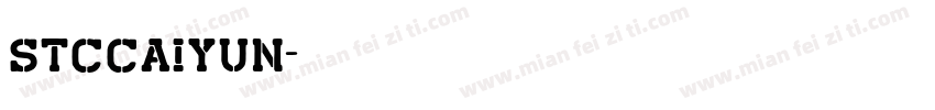 stccaiyun字体转换