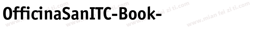 OfficinaSanITC-Book字体转换
