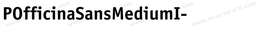 POfficinaSansMediumI字体转换