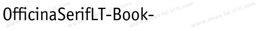 OfficinaSerifLT-Book字体转换