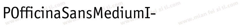 POfficinaSansMediumI字体转换