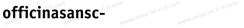 officinasansc字体转换
