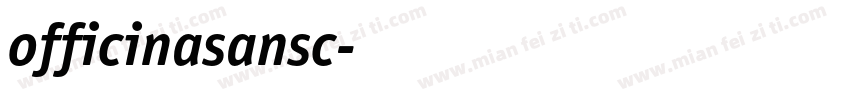 officinasansc字体转换