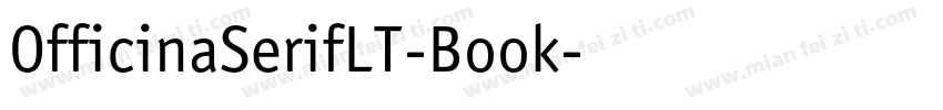 OfficinaSerifLT-Book字体转换