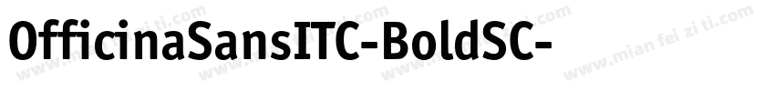OfficinaSansITC-BoldSC字体转换