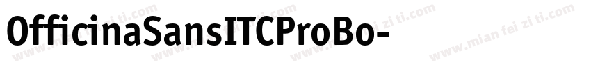 OfficinaSansITCProBo字体转换