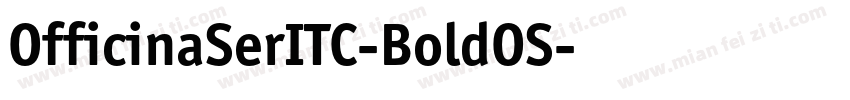 OfficinaSerITC-BoldOS字体转换