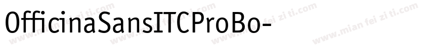 OfficinaSansITCProBo字体转换