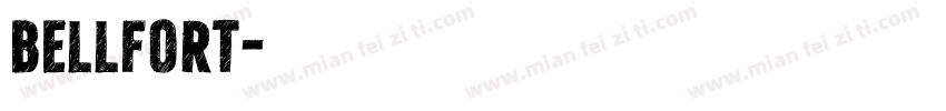 bellfort字体转换