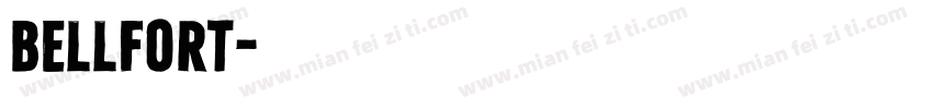 bellfort字体转换