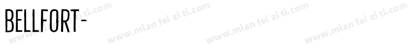 bellfort字体转换