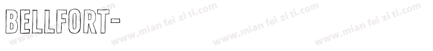 bellfort字体转换