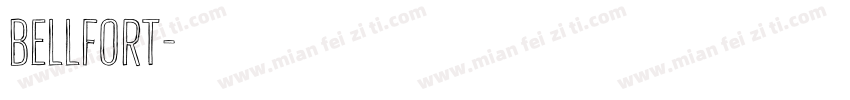 bellfort字体转换