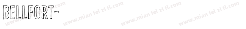 bellfort字体转换